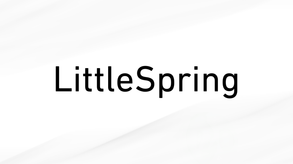 LittleSpringのブランド看板