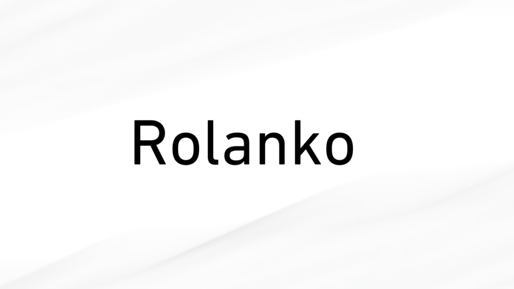 Rolanko（ロランコ）のブランド看板
